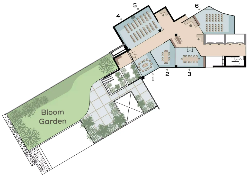 Map of Executive rooms